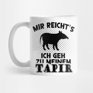 Schabrackentapir Spruch Tapir Design Tier Mug